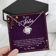 Sister Necklace: Because Some Love Needs No Words