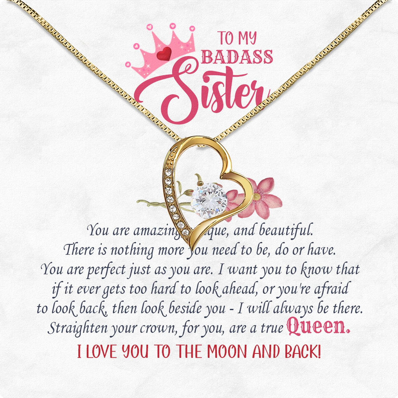 Sister Necklace: Because Some Love Needs No Words