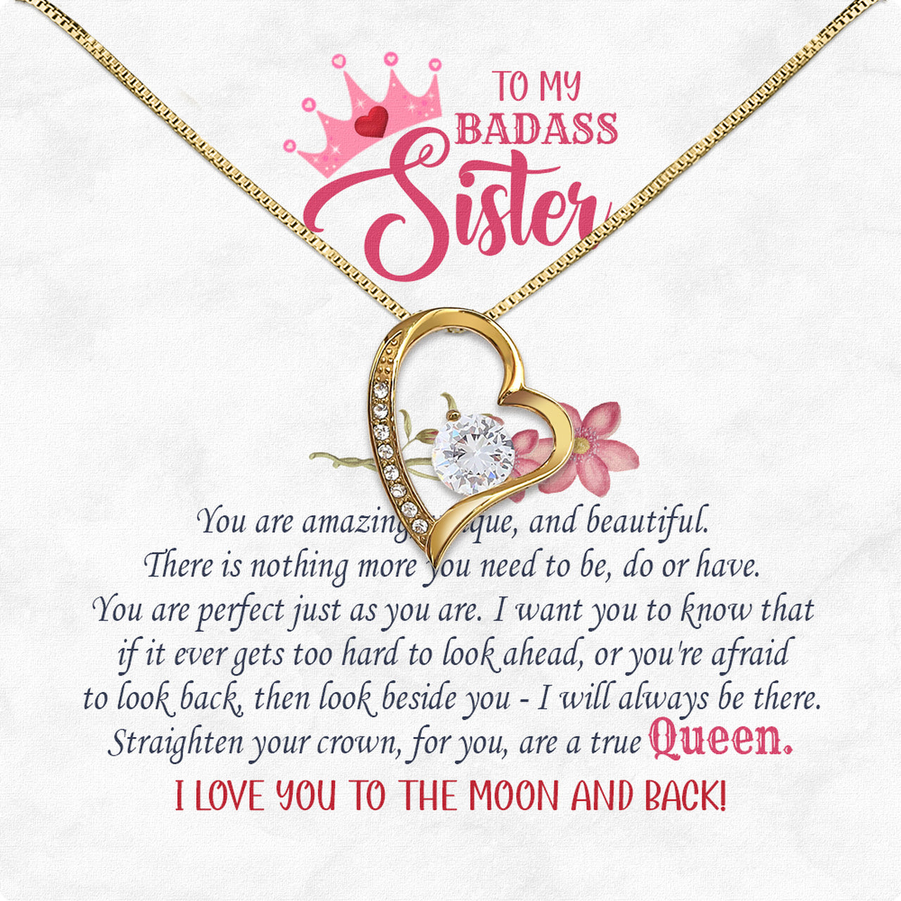 Sister Necklace: Because Some Love Needs No Words