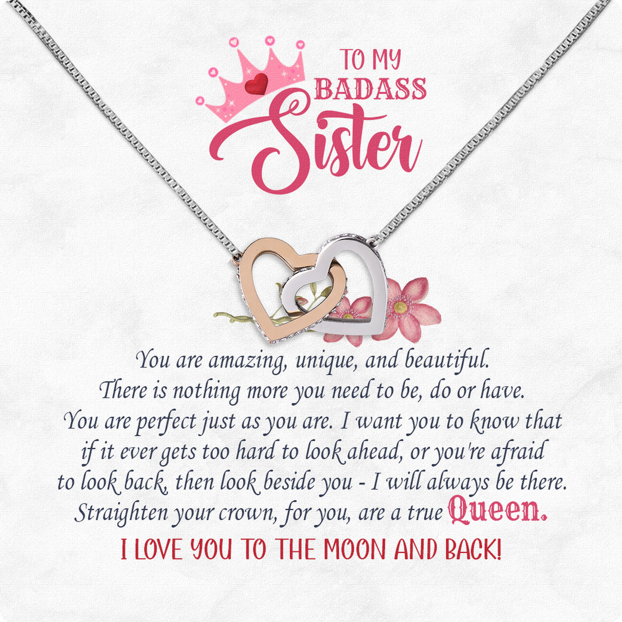 Sister Necklace: Because Some Love Needs No Words