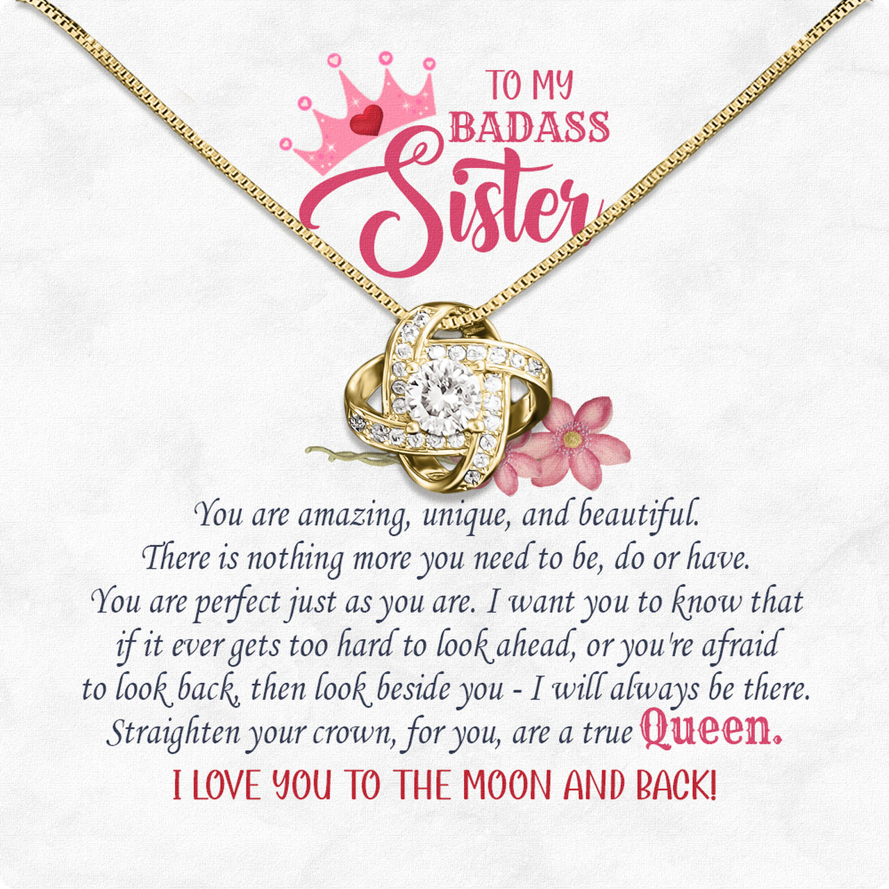 Sister Necklace: Because Some Love Needs No Words