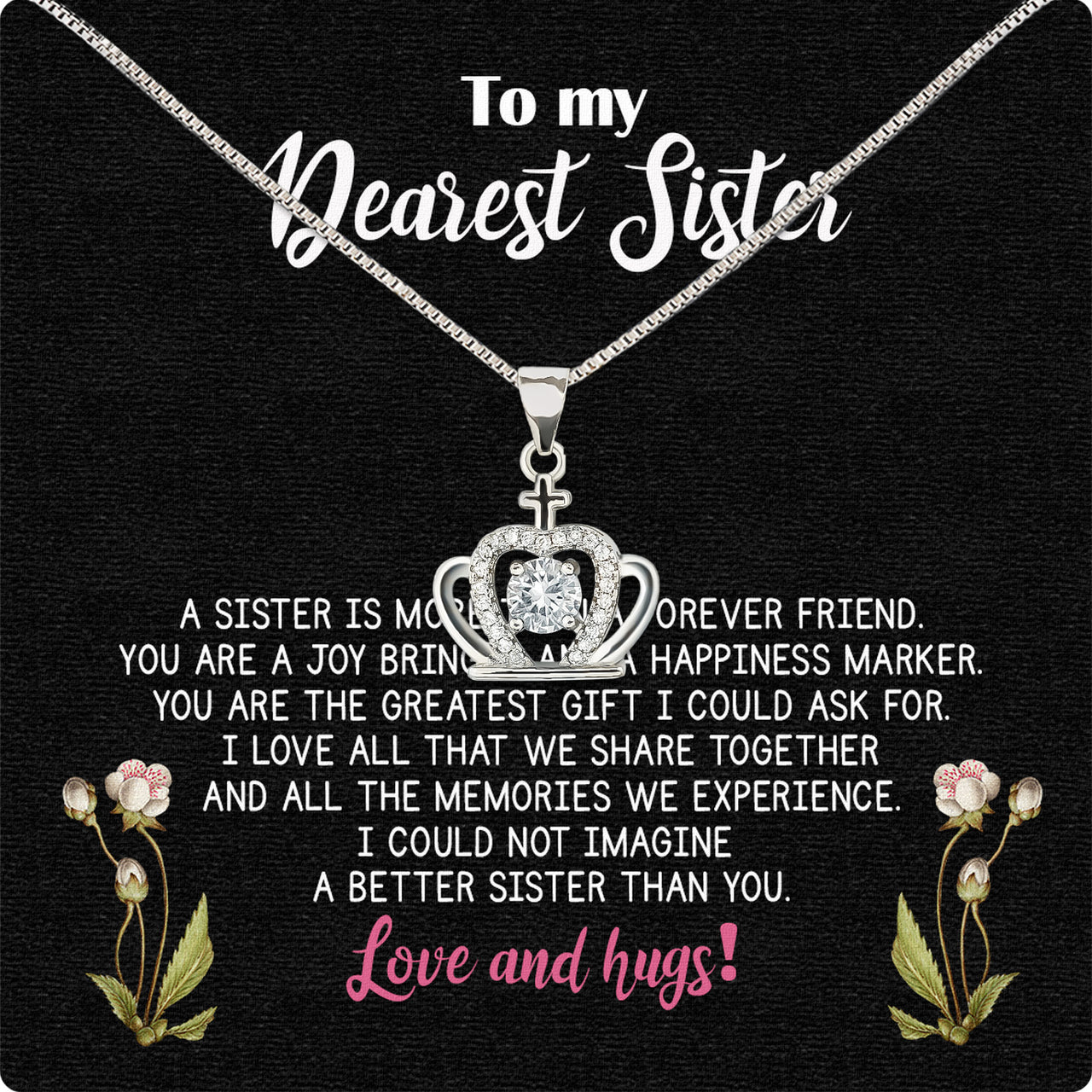 Sister Necklace: Because Some Love Needs No Words