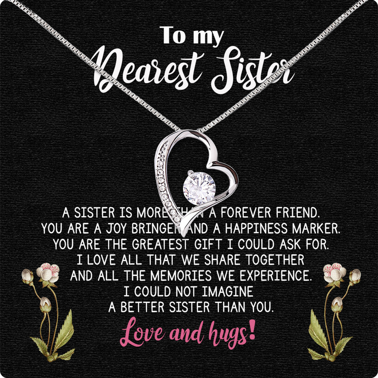 Sister Necklace: Because Some Love Needs No Words