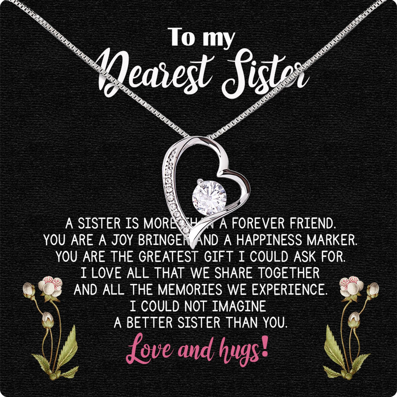 Sister Necklace: Because Some Love Needs No Words