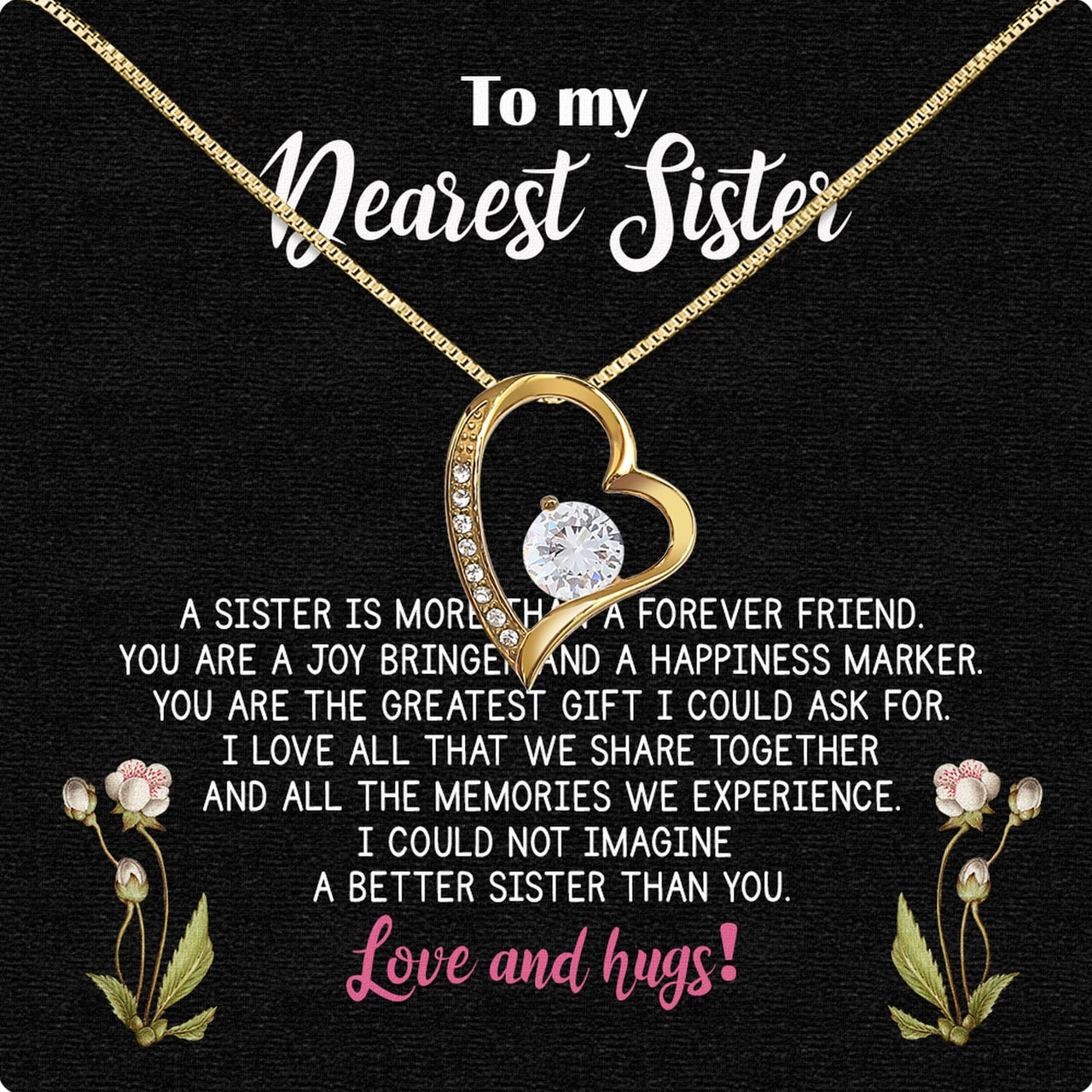 Sister Necklace: Because Some Love Needs No Words