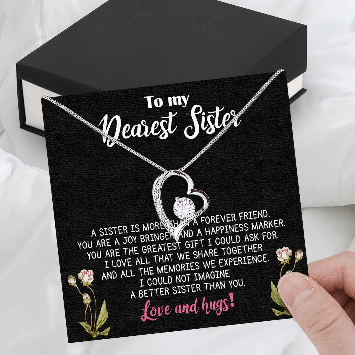 Sister Necklace: Because Some Love Needs No Words