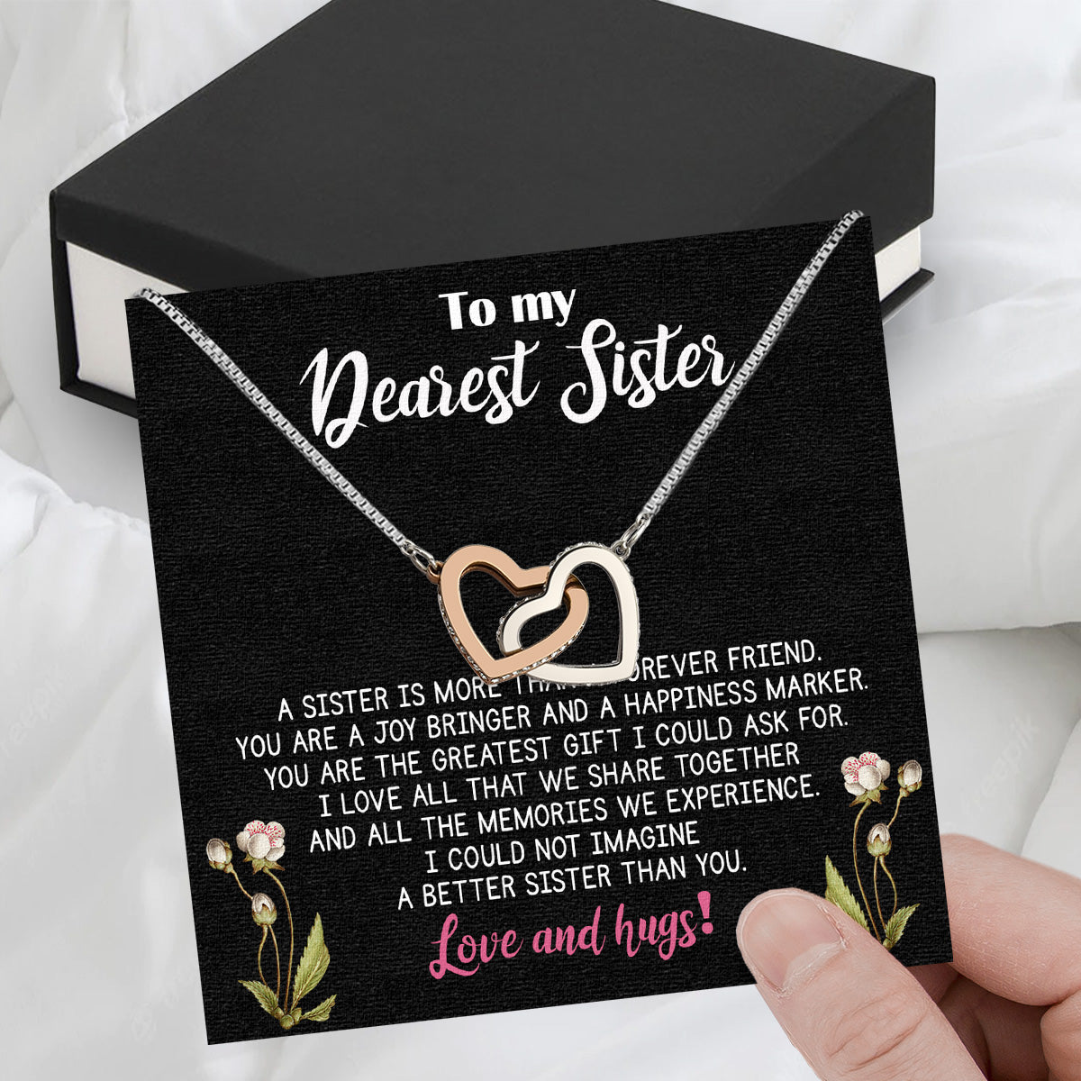 Sister Necklace: Because Some Love Needs No Words