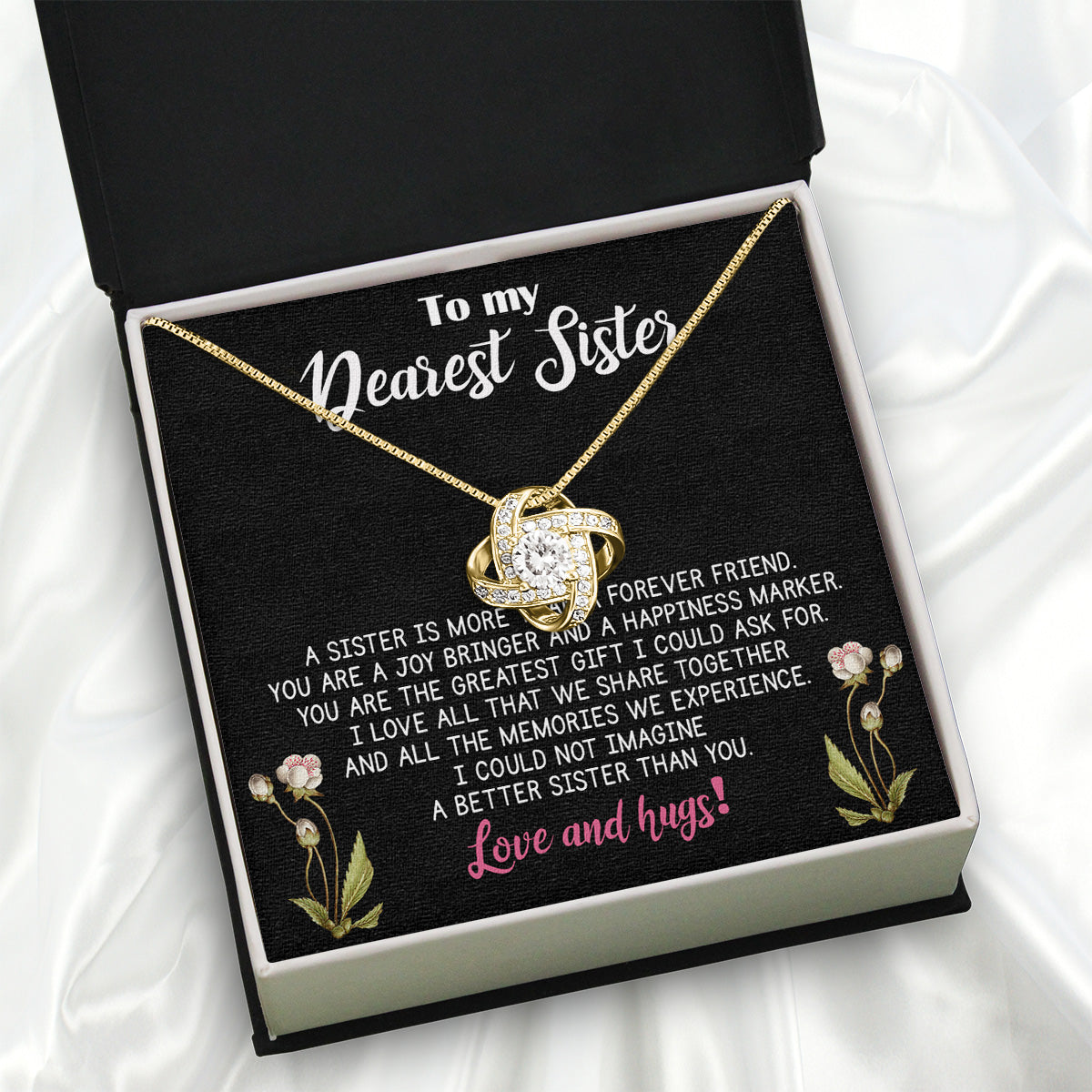 Sister Necklace: Because Some Love Needs No Words