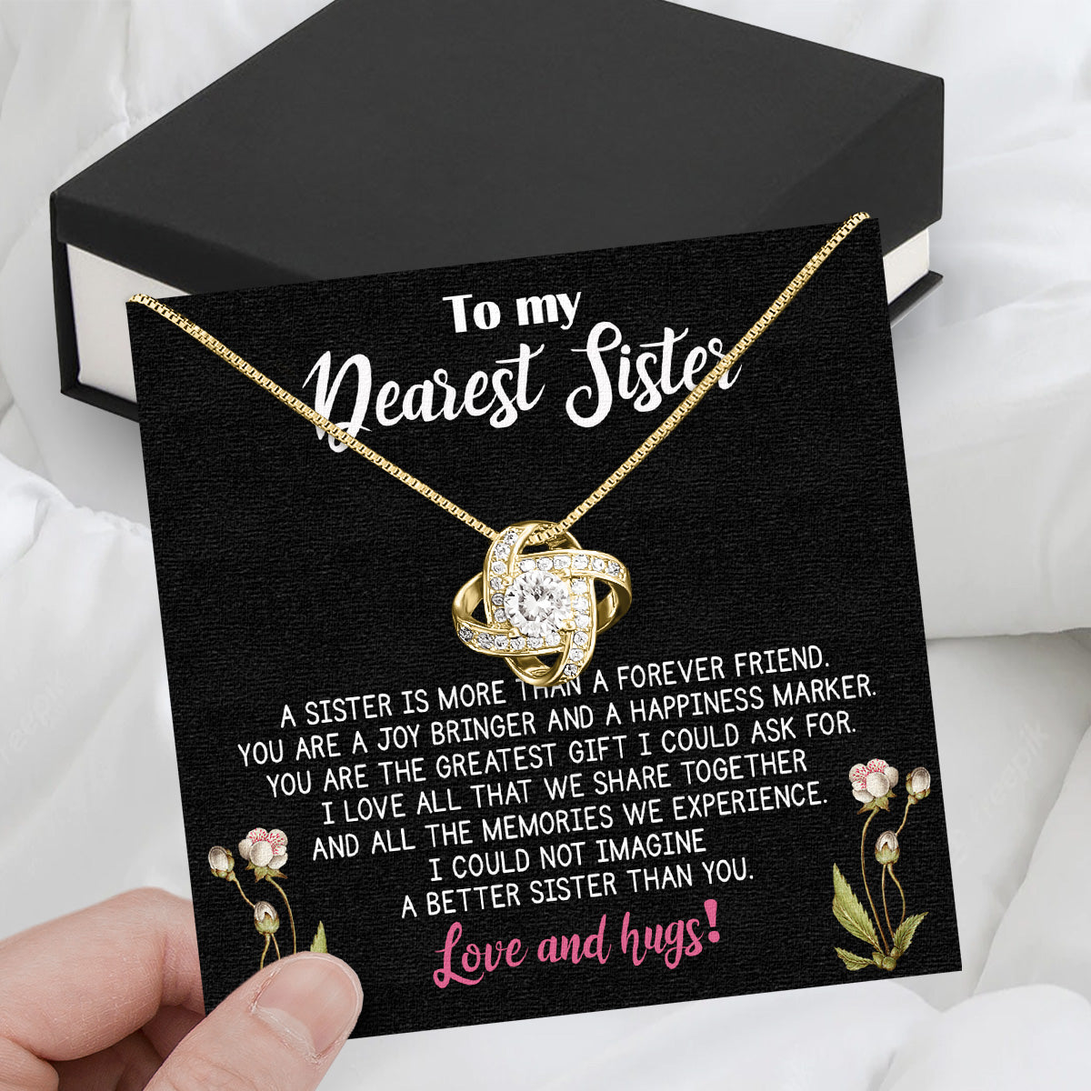 Sister Necklace: Because Some Love Needs No Words