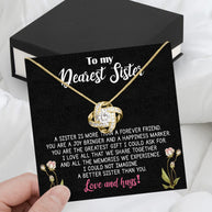 Sister Necklace: Because Some Love Needs No Words