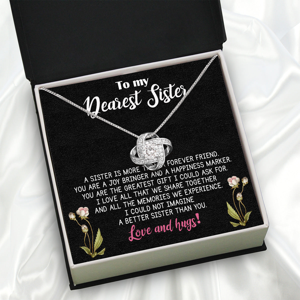 Sister Necklace: Because Some Love Needs No Words