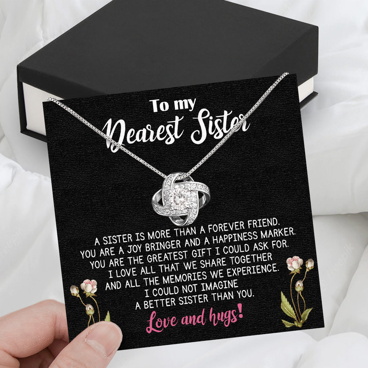 Sister Necklace: Because Some Love Needs No Words