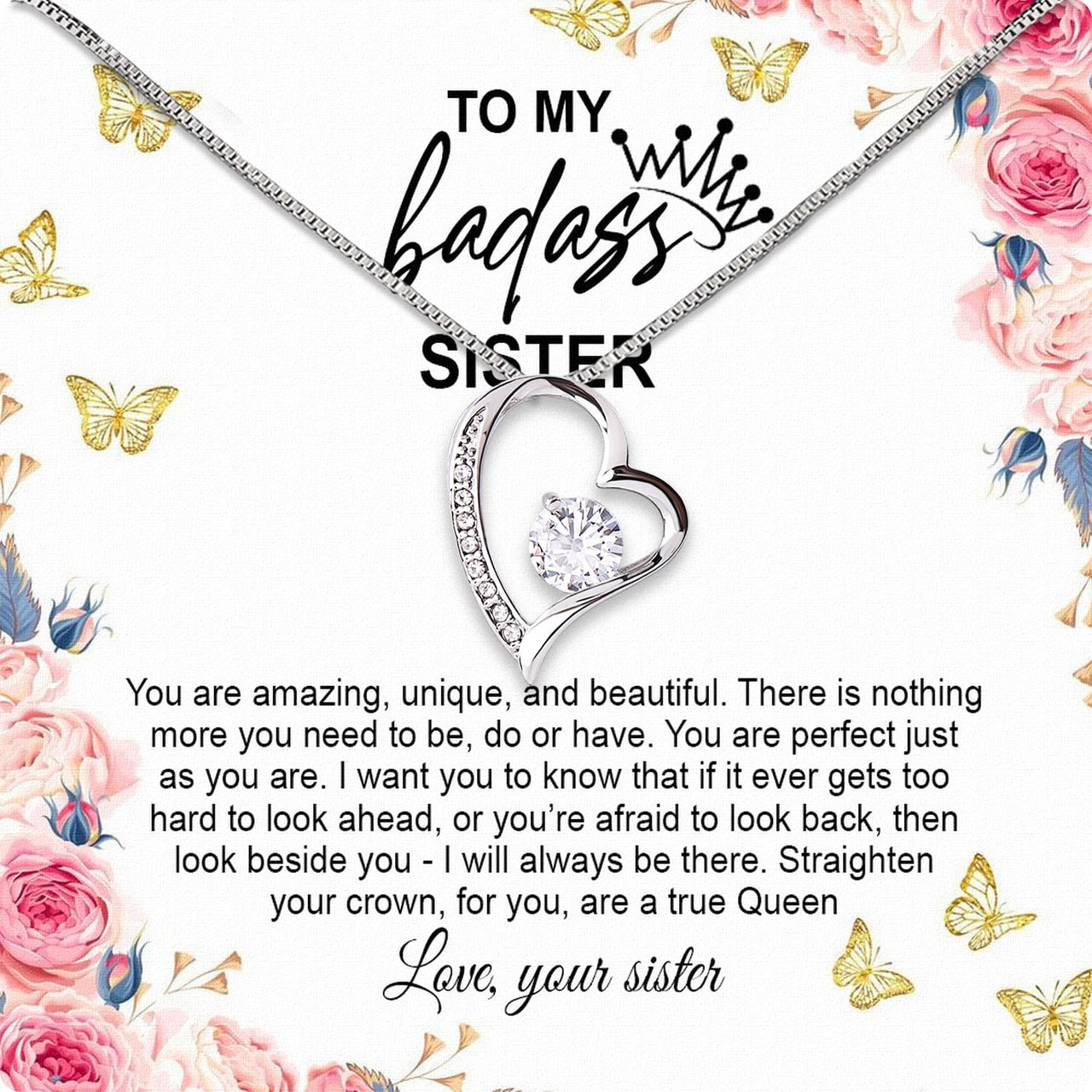 Sister Necklace: Because Some Love Needs No Words