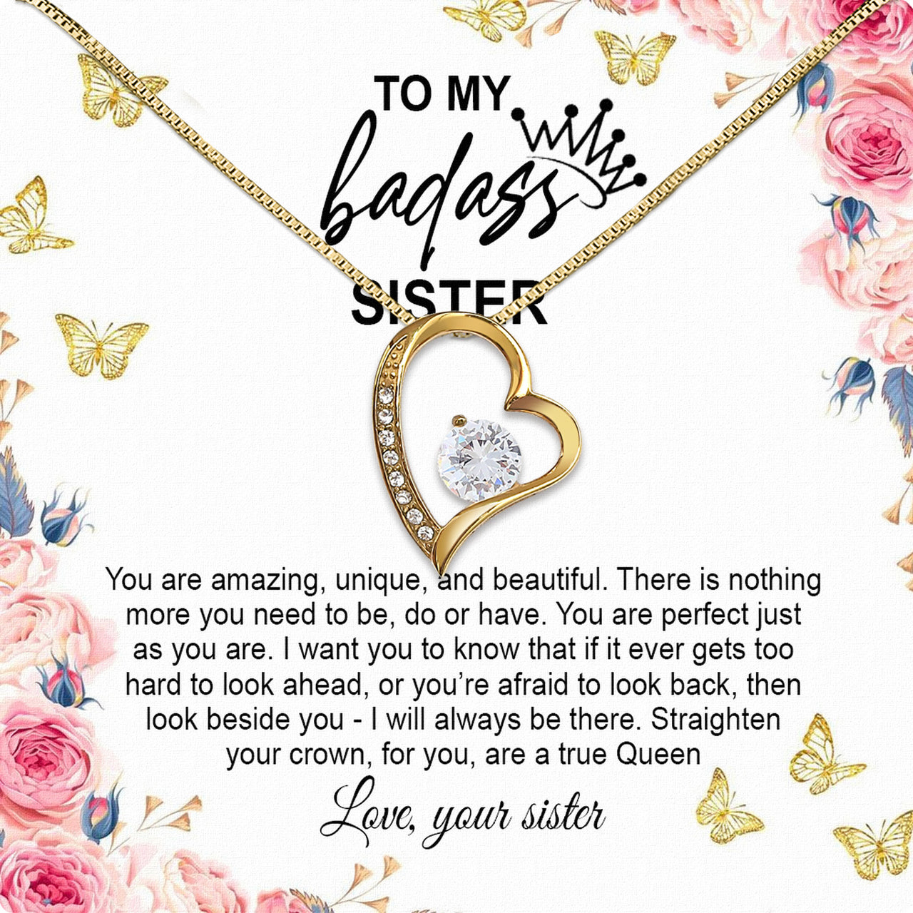 Sister Necklace: Because Some Love Needs No Words