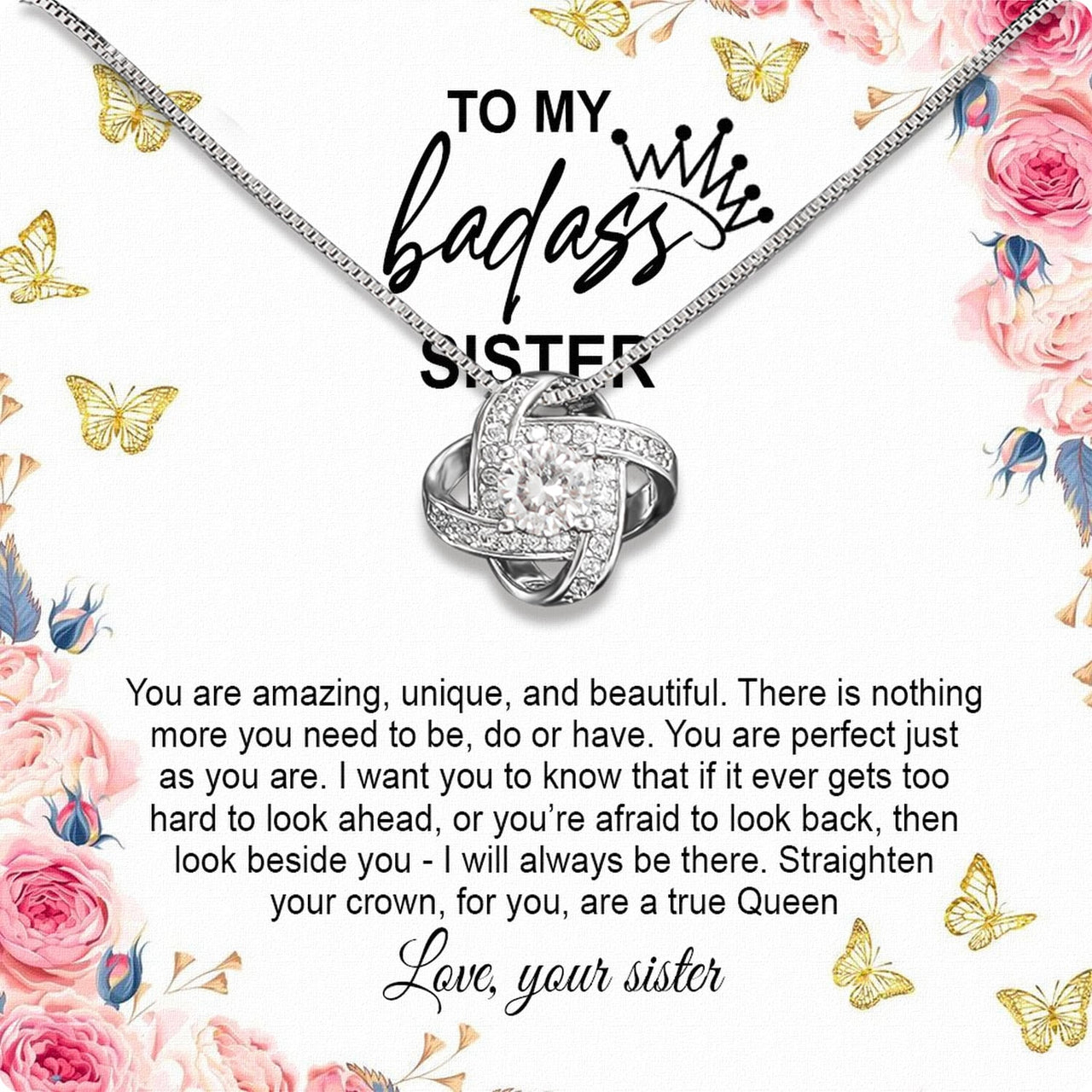 Sister Necklace: Because Some Love Needs No Words