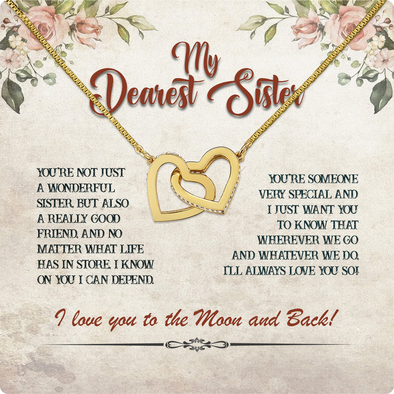 Sister Necklace: Because Some Love Needs No Words