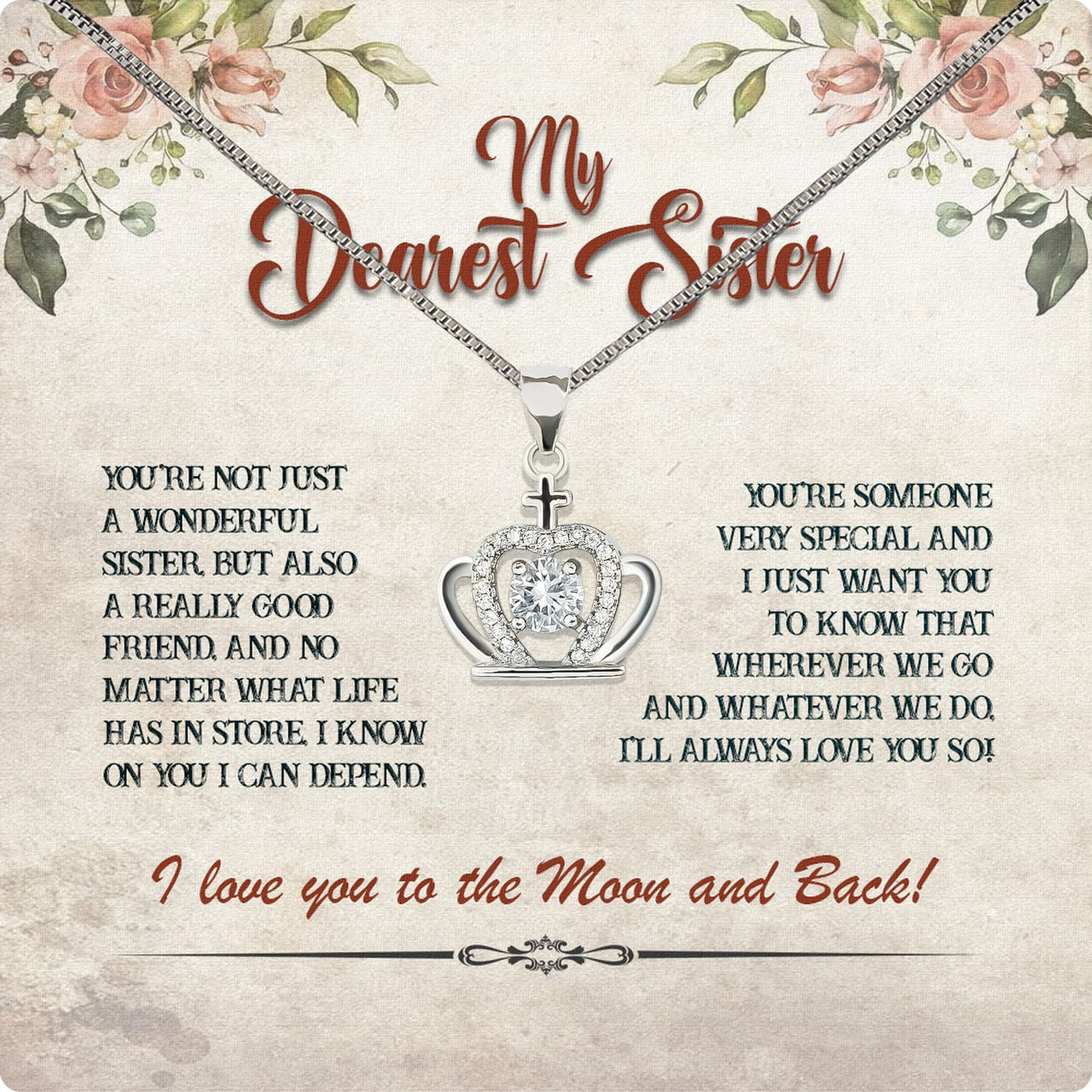 Sister Necklace: Because Some Love Needs No Words