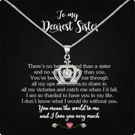 Sister Necklace: Because Some Love Needs No Words