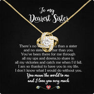 Sister Necklace: Because Some Love Needs No Words