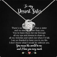 Sister Necklace: Because Some Love Needs No Words