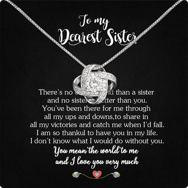 Sister Necklace: Because Some Love Needs No Words