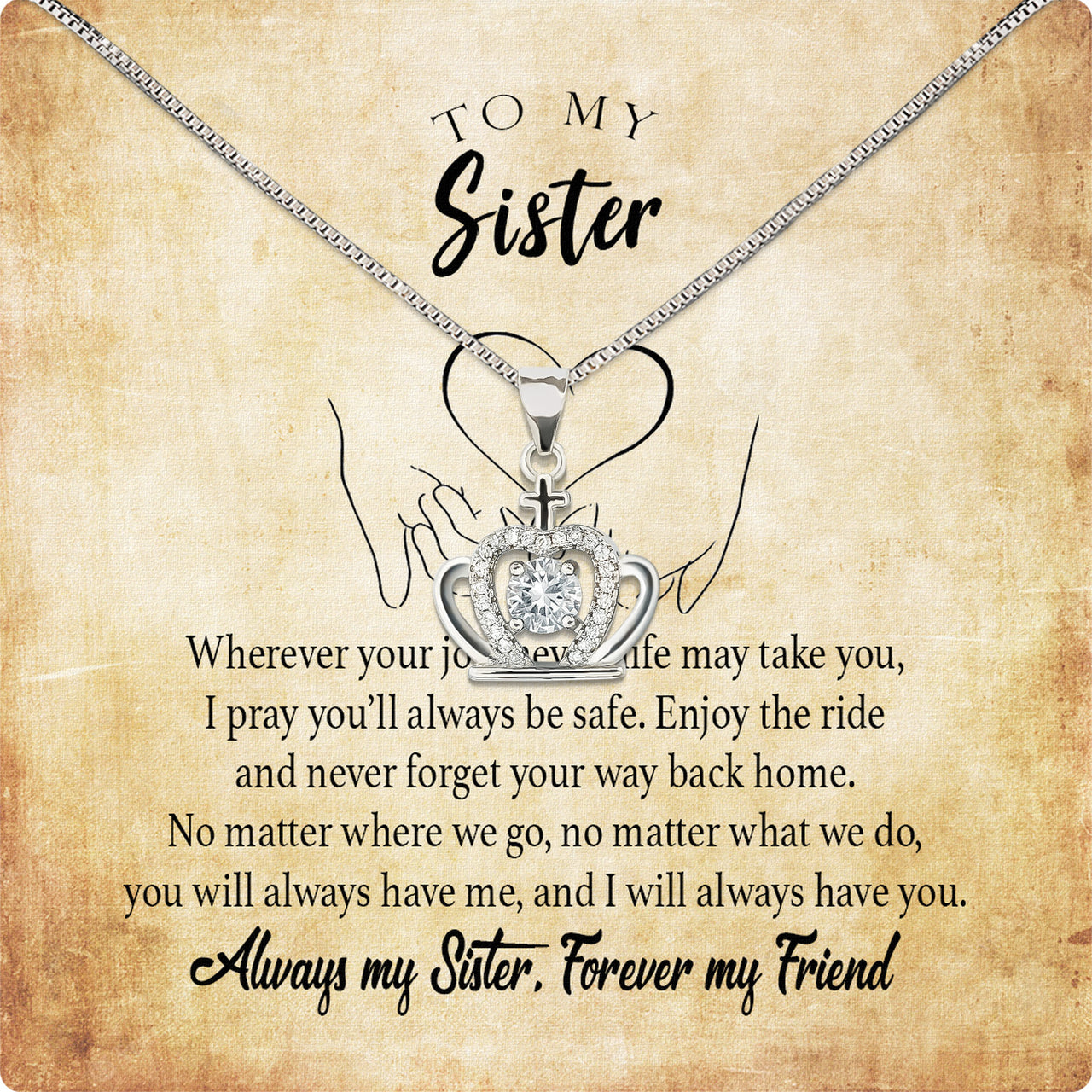 Sister Necklace: Because Some Love Needs No Words