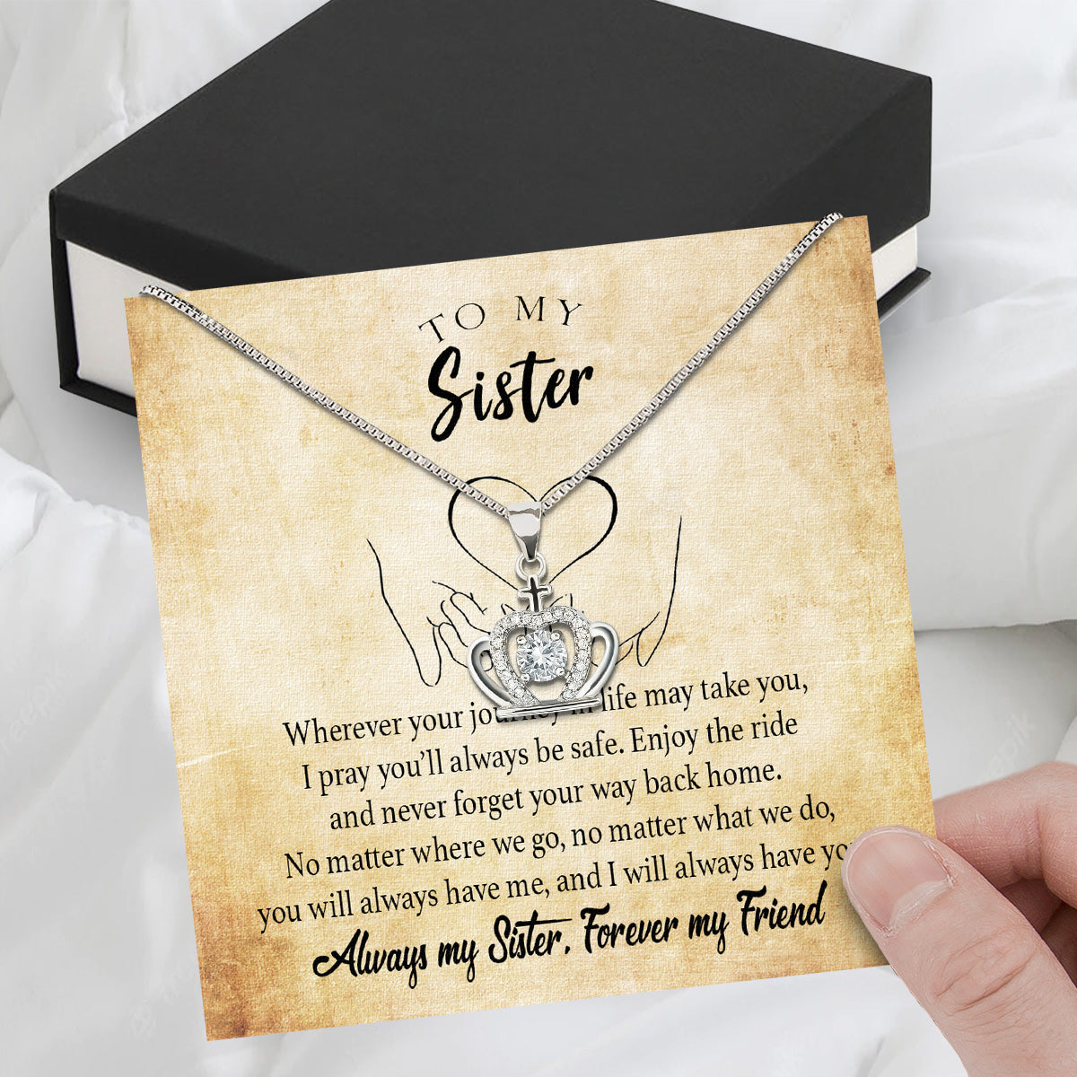 Sister Necklace: Because Some Love Needs No Words