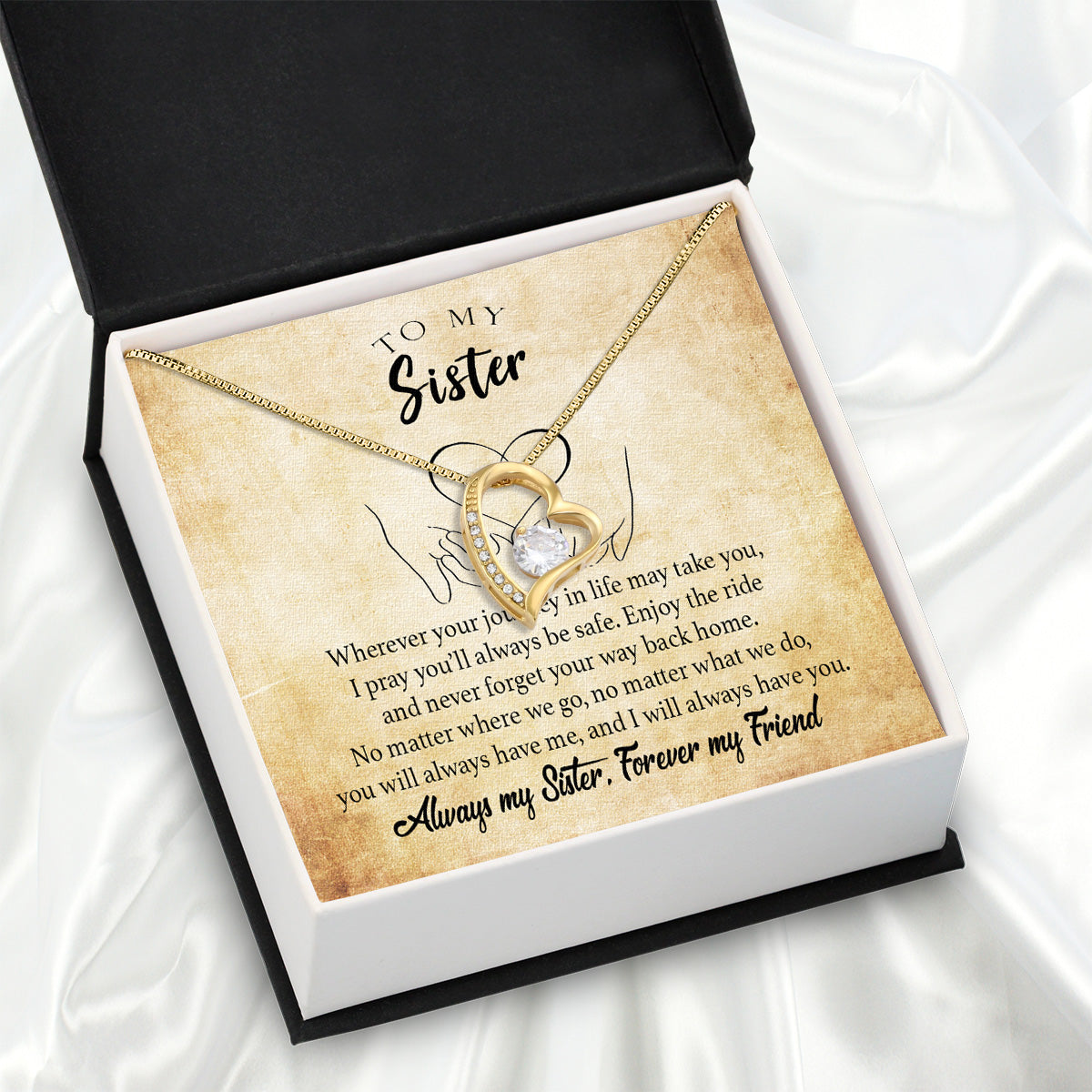 Sister Necklace: Because Some Love Needs No Words