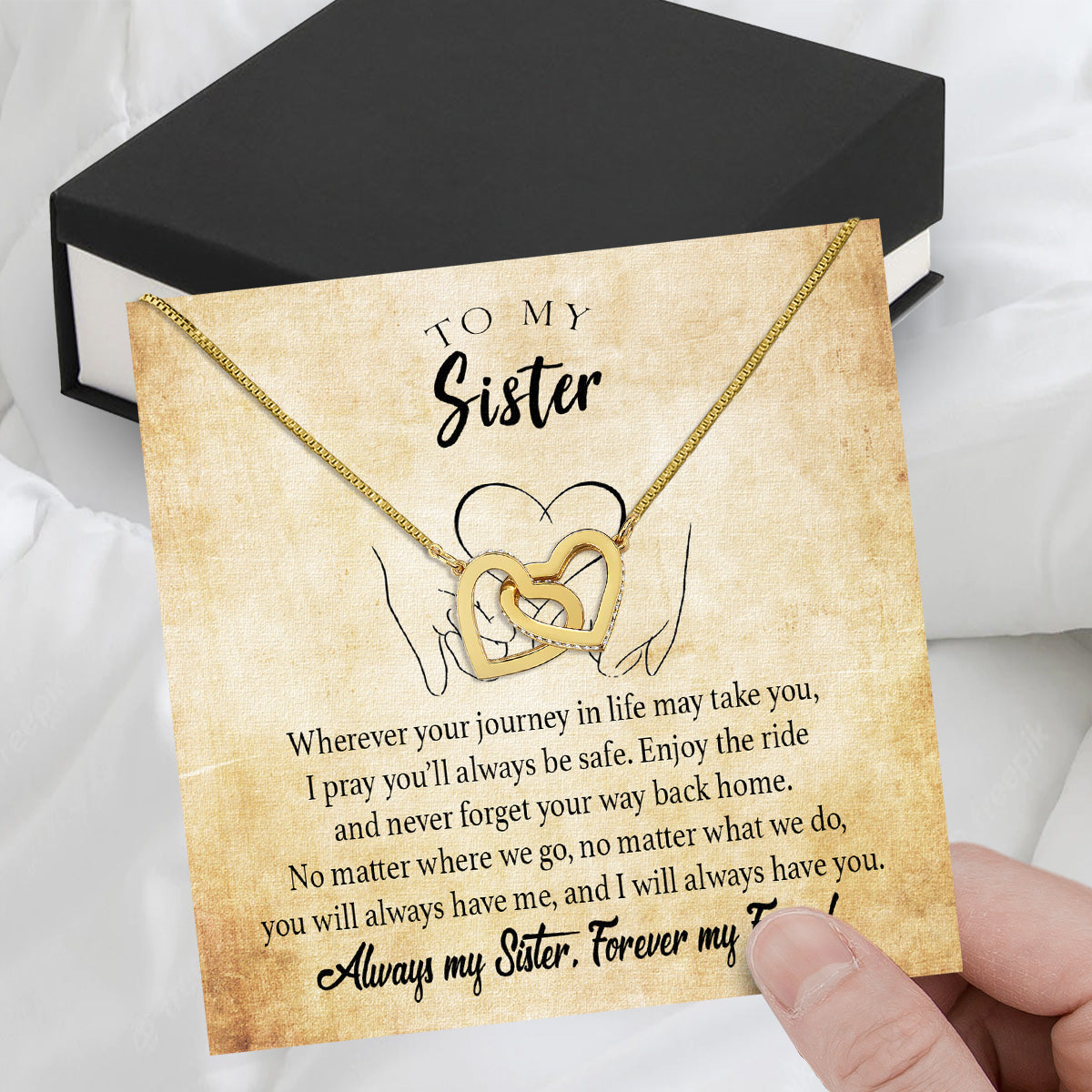 Sister Necklace: Because Some Love Needs No Words