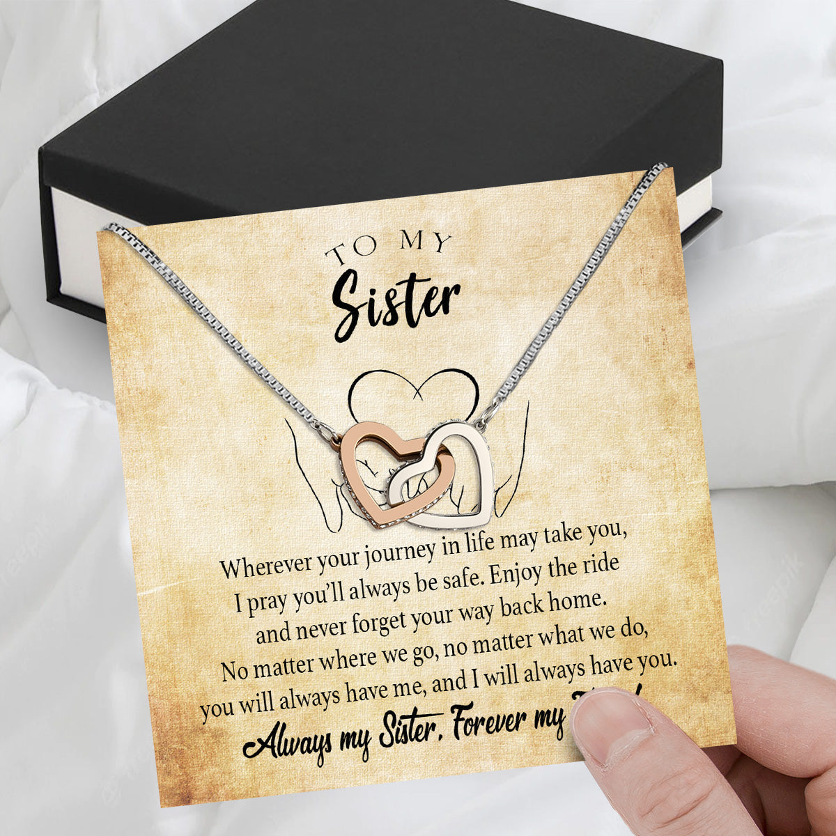 Sister Necklace: Because Some Love Needs No Words