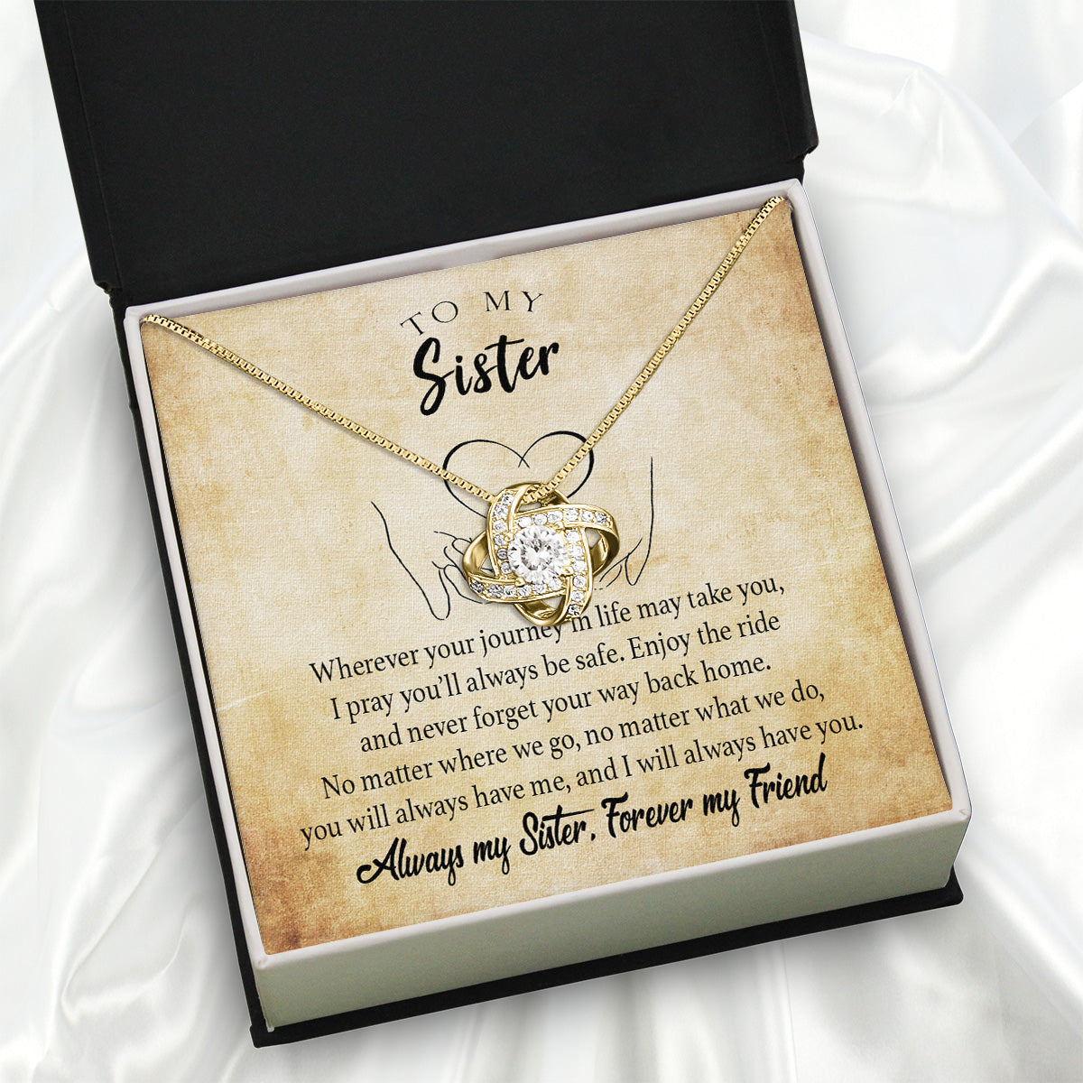 Sister Necklace: Because Some Love Needs No Words