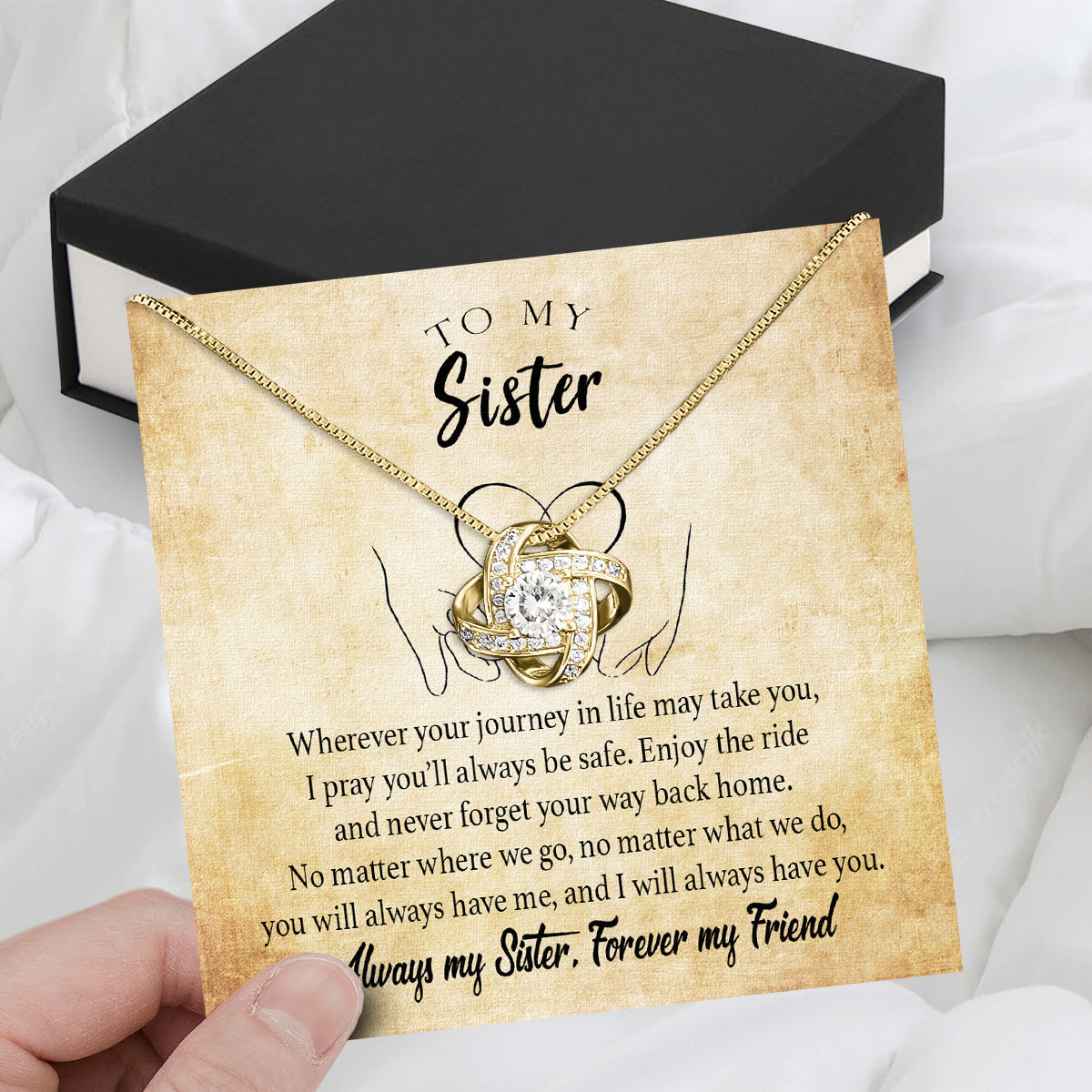 Sister Necklace: Because Some Love Needs No Words