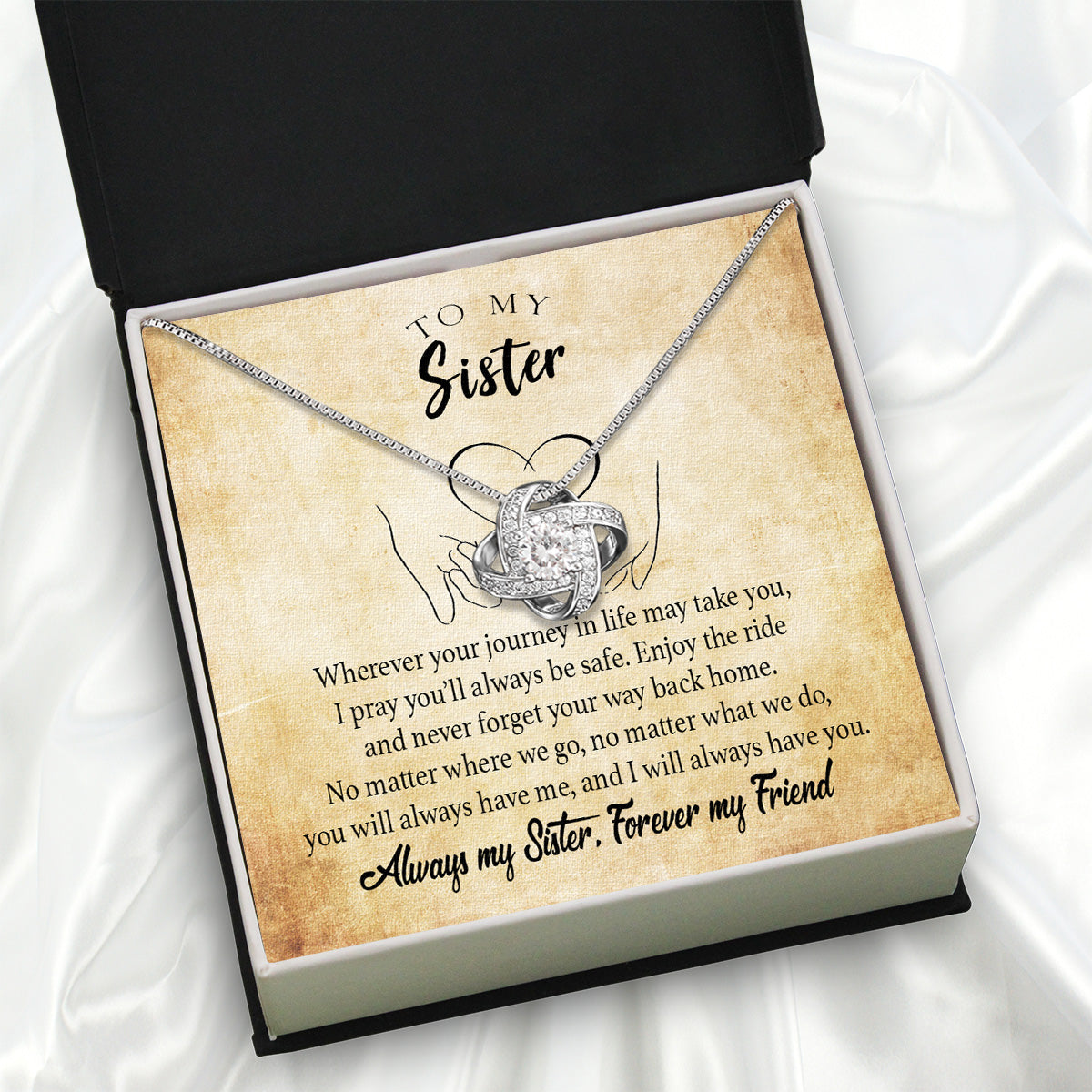 Sister Necklace: Because Some Love Needs No Words