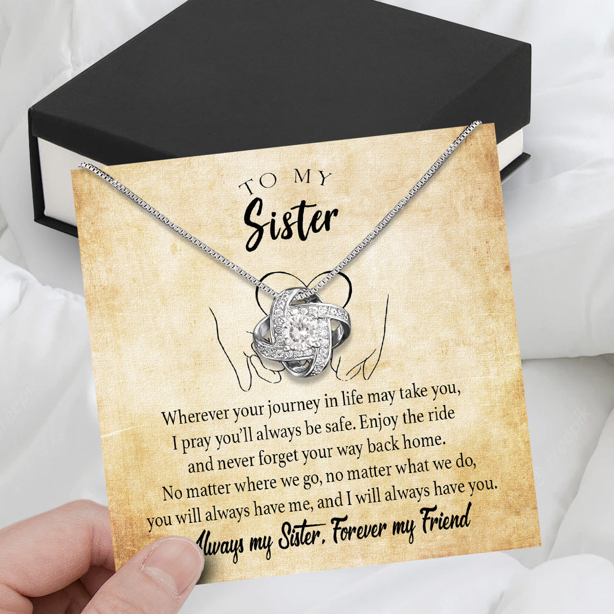 Sister Necklace: Because Some Love Needs No Words