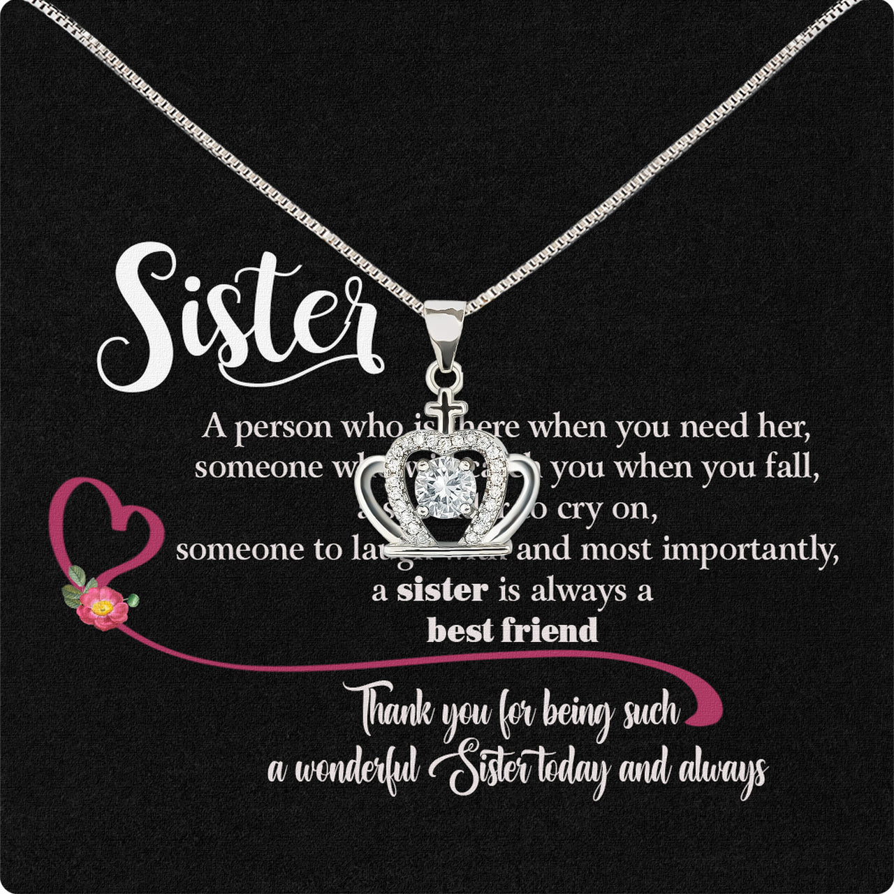 Sister Necklace: Because Some Love Needs No Words