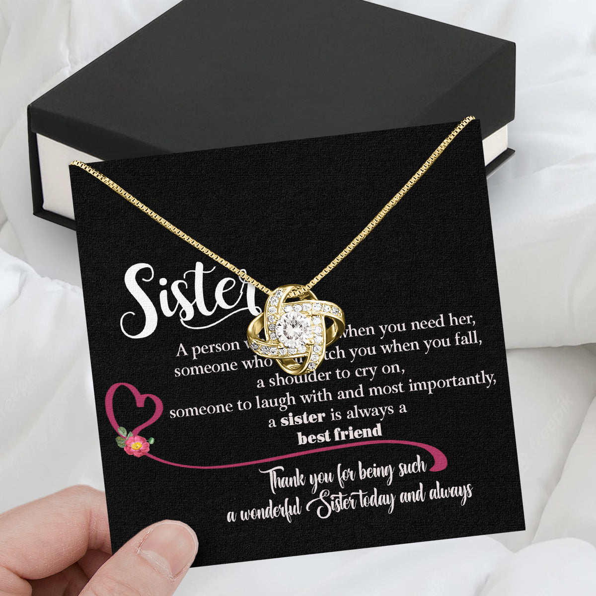 Sister Necklace: Because Some Love Needs No Words