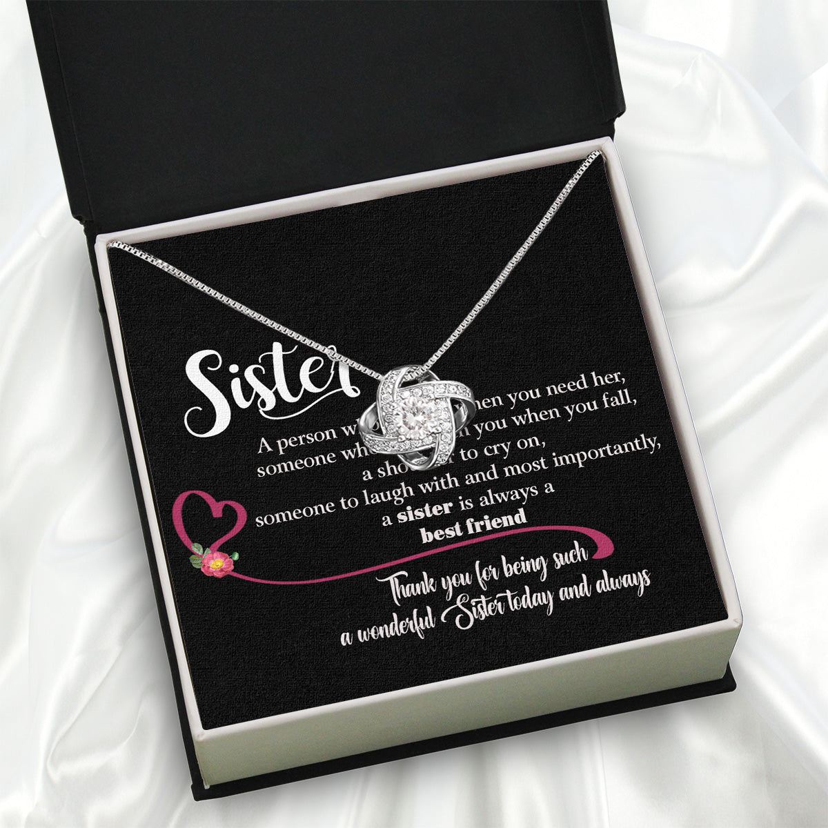 Sister Necklace: Because Some Love Needs No Words