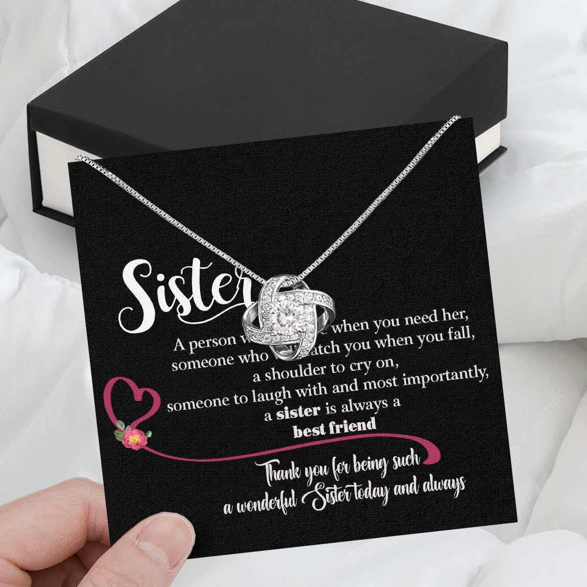 Sister Necklace: Because Some Love Needs No Words