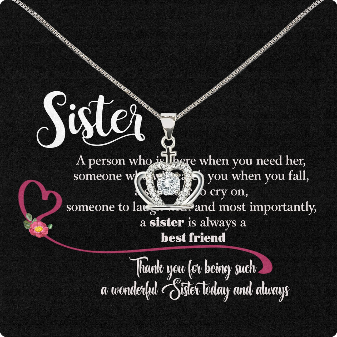 Sister Necklace: Because Some Love Needs No Words