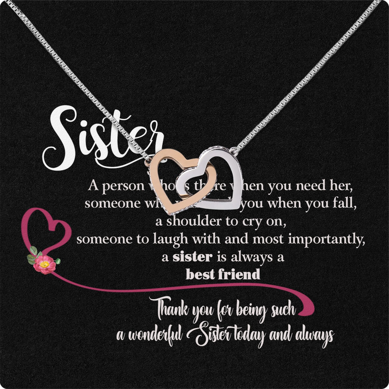 Sister Necklace: Because Some Love Needs No Words