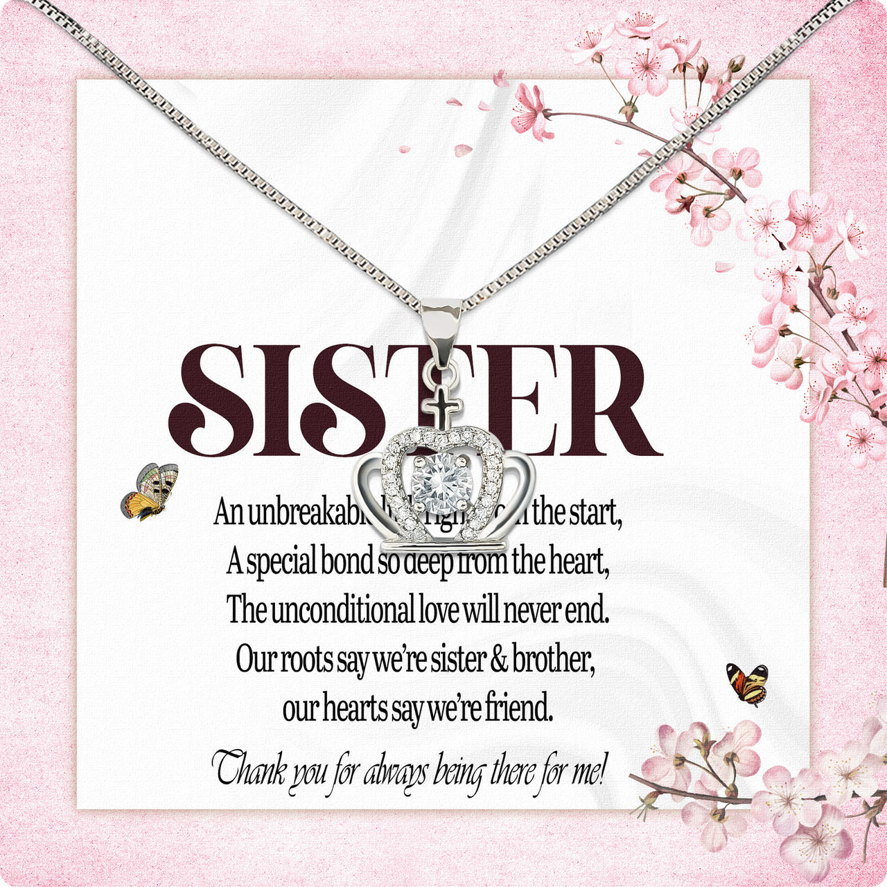 Sister Necklace: Because Some Love Needs No Words