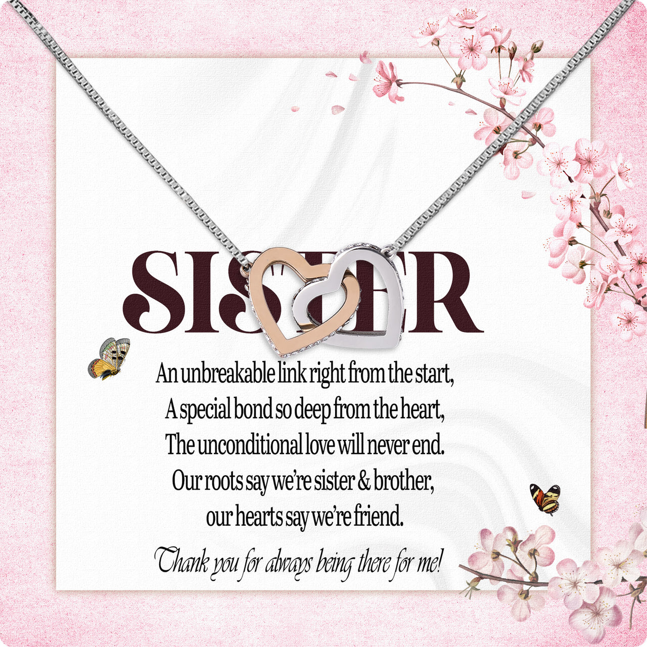 Sister Necklace: Because Some Love Needs No Words