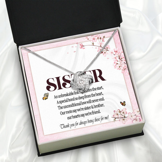 Sister Necklace: Because Some Love Needs No Words