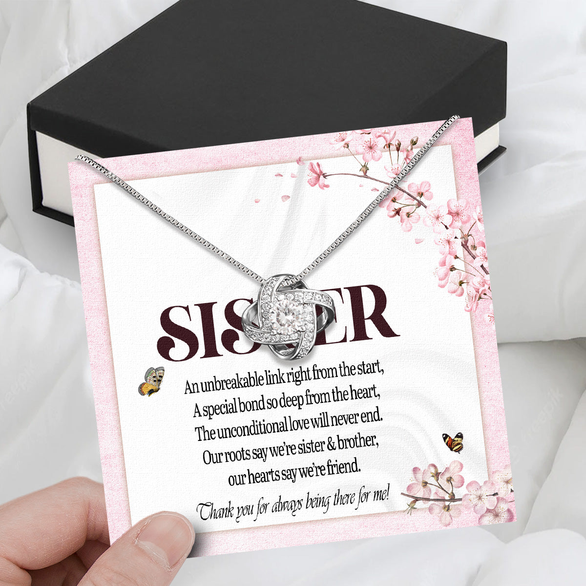 Sister Necklace: Because Some Love Needs No Words