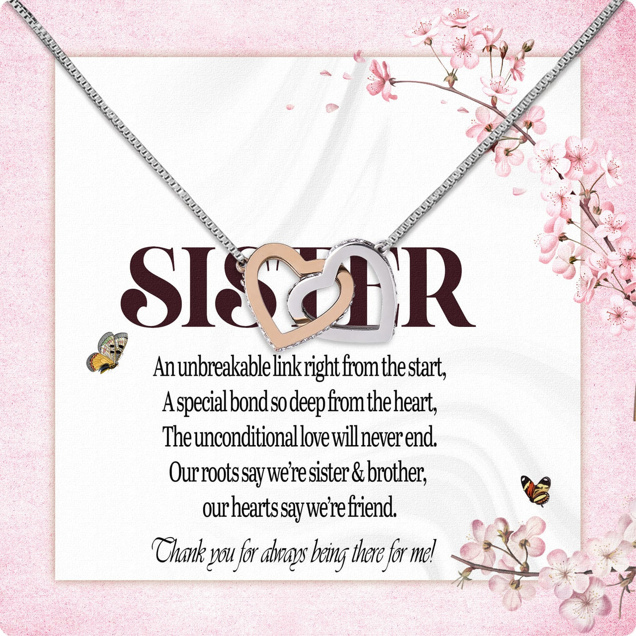 Sister Necklace: Because Some Love Needs No Words