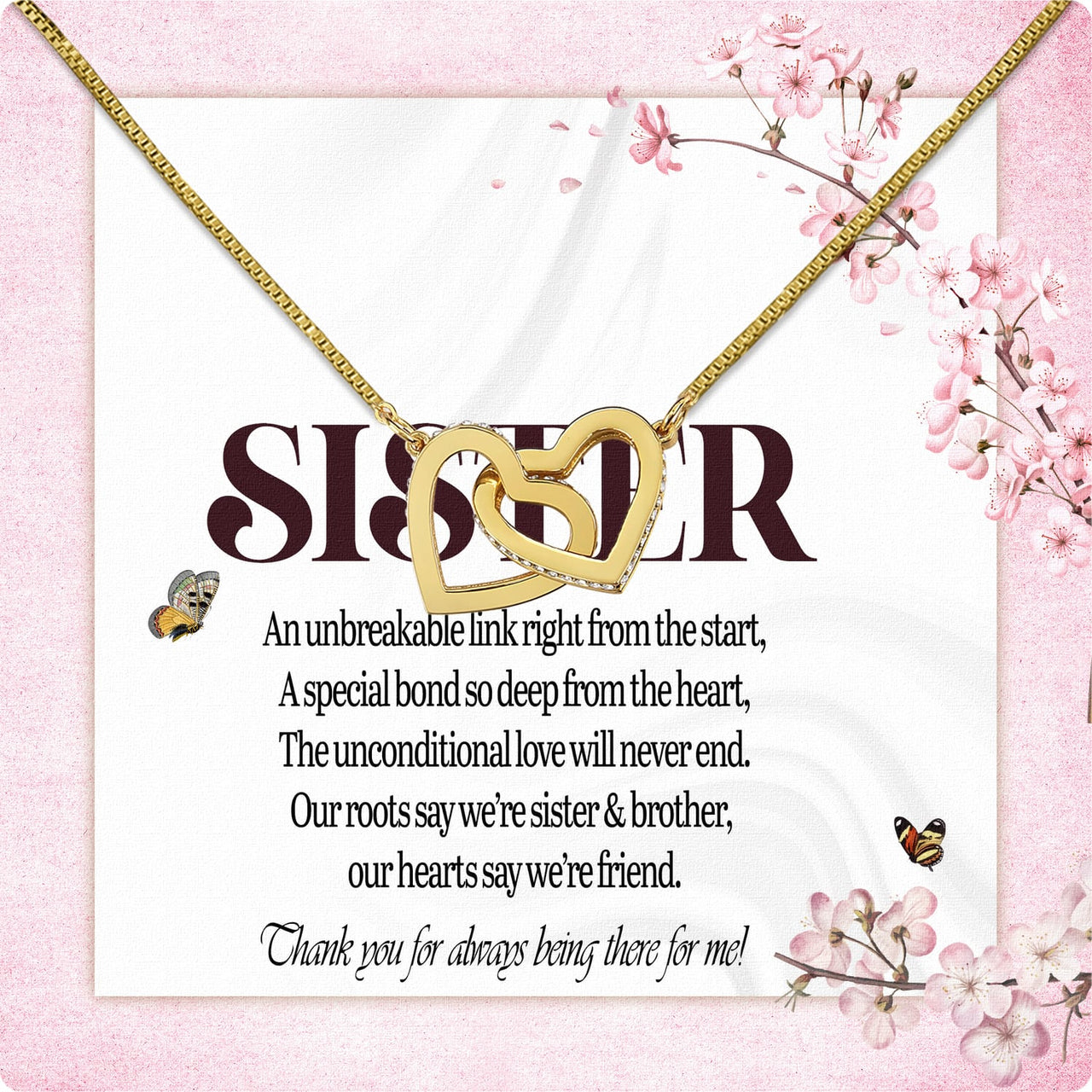 Sister Necklace: Because Some Love Needs No Words