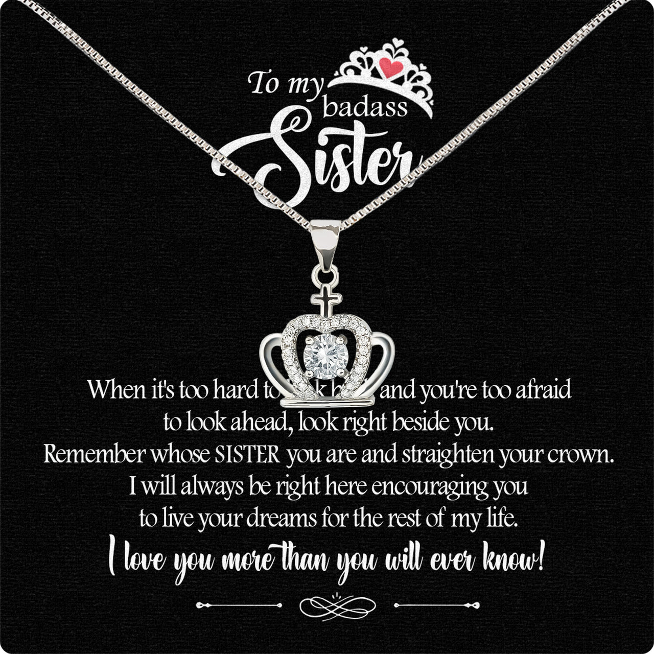 Sister Necklace: Because Some Love Needs No Words