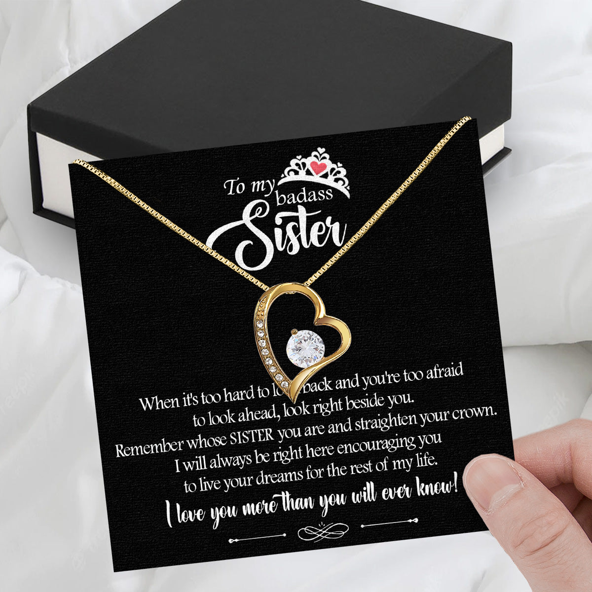 Sister Necklace: Because Some Love Needs No Words