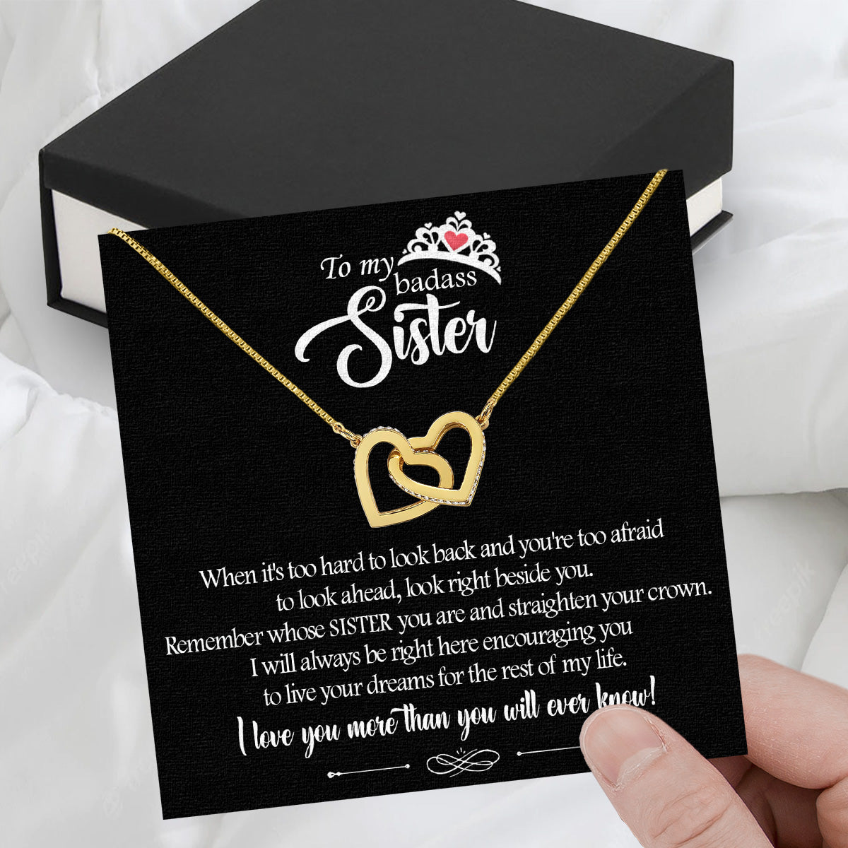 Sister Necklace: Because Some Love Needs No Words