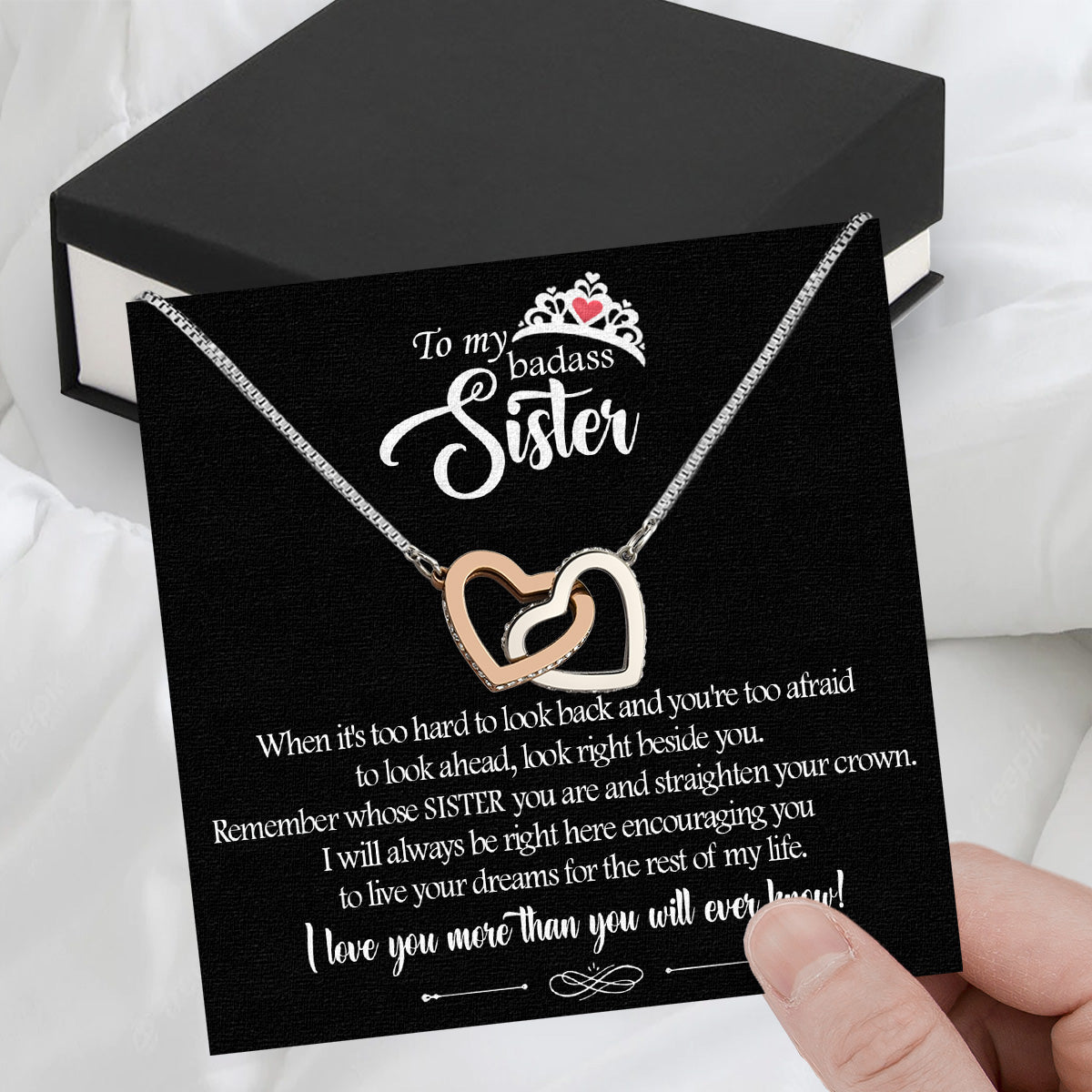 Sister Necklace: Because Some Love Needs No Words